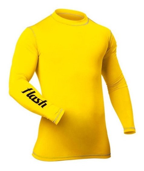 Remera Termica Mangas Largas Niño Protecc Uv50 Spandex Flash