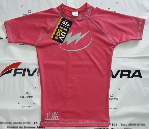 Remera Proteccion Solar Uv50 Agua Niños Termica Flash
