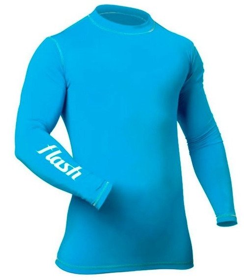 Remera Termica Mangas Largas Niño Protecc Uv50 Spandex Flash
