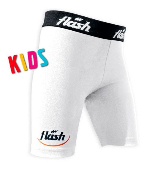 Calza Corta Bermuda Nene Niños Futbol Spandex Flash Fivra
